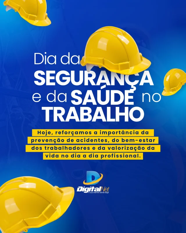 Hoje, no Dia Mundial da Saúde e Segurança do Trabalho, reforçamos nosso compromisso com o bem-estar de quem faz a Digital Net acontecer todos os dias. 🌎💼 Sabemos que a segurança começa com o cuidado e a responsabilidade — e, para nós, proteger nossos colaboradores é tão essencial quanto conectar pessoas. Seguimos investindo em um ambiente de trabalho seguro, respeitando as normas e promovendo ações que colocam a vida sempre em primeiro lugar. Obrigado @marcosjuniortst , nosso técnico de segurança do trabalho, por nos acompanhar sempre! #grupodigitalnet