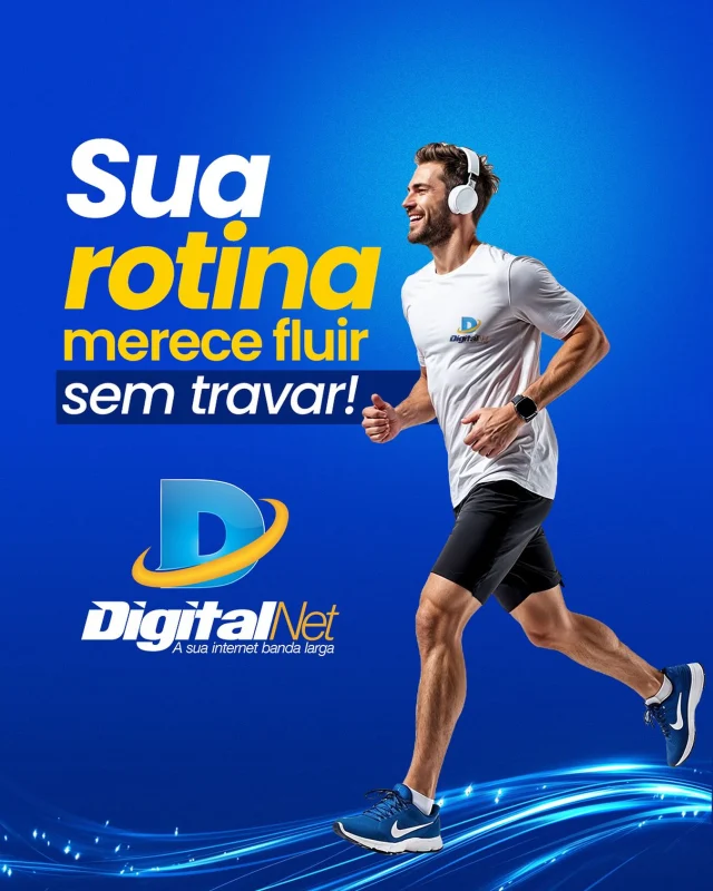 Com a Digital Net, você ganha tempo! Bora viver a conexão que você merece. Vem para Digital Net! 💙🚀🛜 #grupodigitalnet