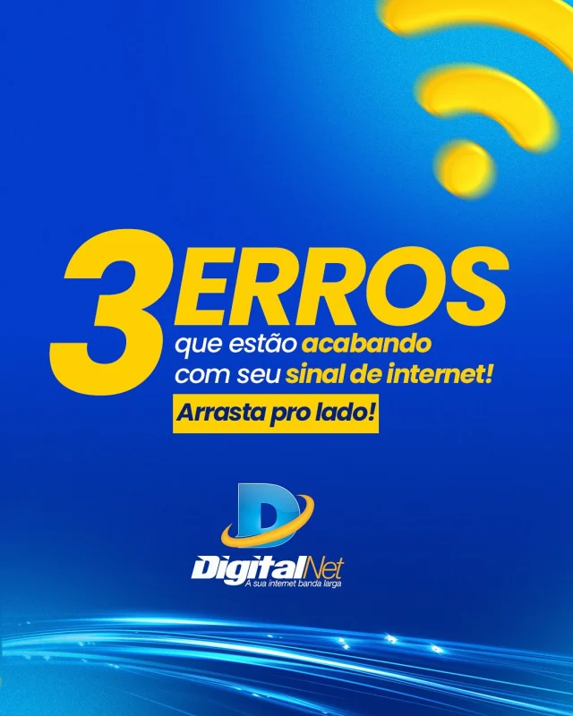 Na Digital Net, nossa equipe técnica é empenhada e atenciosa para evitar esses erros! Nossos técnicos são treinados para posicionar o roteador de forma que o sinal flua, e além disso, ao fazermos a instalação, os fios são organizados e alinhados do jeito que deve ser feito! 😉 Se precisar de suporte é só entrar em contato! ☎️0800 025 8354 ☎️0800 024 0235 Vem pra Digital Net e aproveite o melhor em internet! #grupodigitalnet